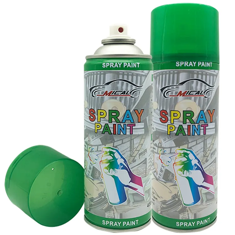 Spray acrílico resistente ao calor para carro, tinta spray personalizada a partir de colorida pintura spray de carro