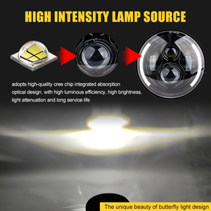 Đèn sương mù/pha chiếu sáng LED RGB RCJ 60W cho xe máy 12V, tích hợp đèn chạy ban ngày (DRL) và đèn xi nhan với hiệu ứng mắt thiên thần - Product Image 4