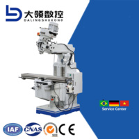 DL X6323A/B 3HP R8 ISO30 Spindle Nouvelle Mini-Fraiseuse CNC Verticale à Tourelle 305x350x650mm Table Haute Précision Garantie 1 An