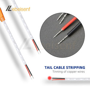 Conectores de alimentación LED con hebilla de bloqueo Cable de 15cm de longitud Conector macho hembra Paso de enchufe de 2 pines 3mm para tira de luces LED de controlador - Product Image 5