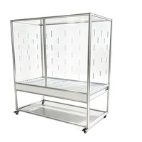 Cage à oiseaux en alliage d'aluminium sur mesure, norme européenne, profil 20, grande cage pour oiseaux, enclos pour animaux de compagnie