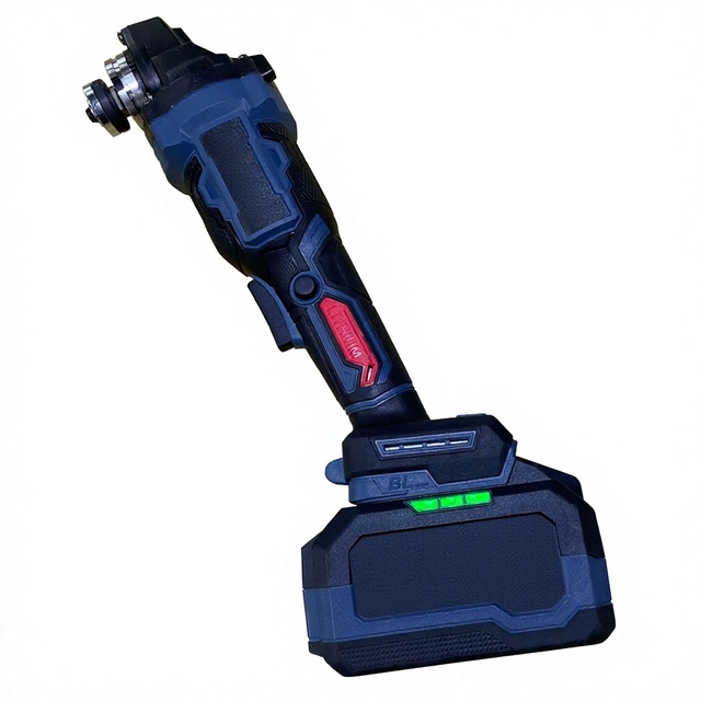 High-Power Portable Brushless Industrial Polisher Large Capacity Cordless Li-ion Batteries Trigger Metal Angle Grinder for DIY