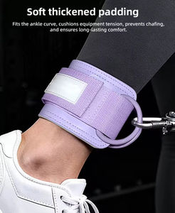 Oferta Especial: Correa de Tobillo de Fibra Ultrafina Personalizada para Gimnasio, Accesorios de Fitness para Mujer, Protección para Máquinas de Cable - Product Image 2