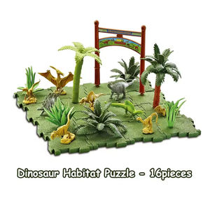 Modèle de décoration de table en PVC de dinosaure du parc jurassique, cadeaux de collection pour enfants, ensemble de jouets de dinosaures sauvages en PVC de la forêt, jouet en plastique - Product Image 2