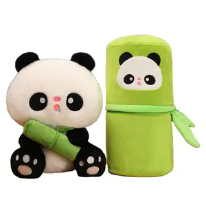 创意熊猫娃娃竹筒毯二合一定制吉祥物服装
