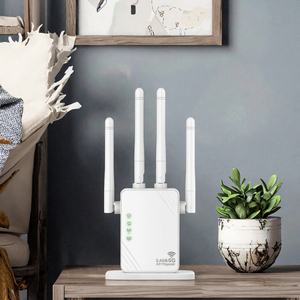 Hot Selling Indoor WiFi Repeater with 300M Coverage 65dB Gain WEP Encryption 2.4G Frequency Support - Product Image 3