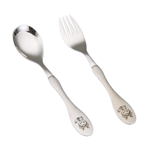 DFK0312 Couverts en acier inoxydable SUS 304 à motif animaux, en stock et personnalisables - Product Image 1