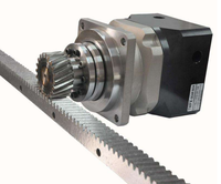 Rak dan Pinion Gigi Helikal Presisi Tinggi DIN7 M1.5 17*17*1000mm dari Skylon Wholesale untuk Router CNC