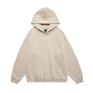 Haute Qualité 420gsm Coton Lourd Surdimensionné Hoodies No String Unisexe Logo Polaire Blanc Pull À Capuche - Product Image 4