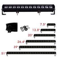 Nueva Barra de Luces LED para Camioneta Todoterreno 4x4 de Alta Potencia, 8-5 Pulgadas, Recta y Curva, IP68 Impermeable, Certificación ECE, Directo de Fábrica