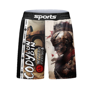 Shorts de <span class=keywords><strong>boxe</strong></span> MMA respirants en gros pour garçons, enfants, sport, fitness, pantalons thaïlandais pour la course et les combats, vêtements d'arts martiaux pas chers - Product Image 3