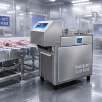 Nouvelle Coupeuse Industrielle Automatique de Viande Congelée Haute Capacité, Guillotine pour Poulet, Bœuf, Porc Congelés, Déchiqueteuse de Viande Congelée