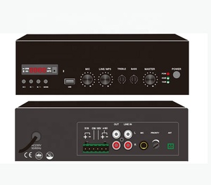 Amplificador de Mezcla Digital de Escritorio de 180w con FM, Bluetooth, MP3, SD, Pantalla, Personalización de Logotipo OEM, Clase D - Product Image 1