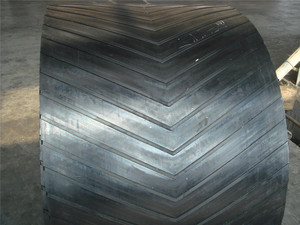 Bothwin Endüstriyel Chevron Desenli Konveyör Bandı, Beton Pompalama İstasyonu Geri Kazanılmış Agrega Dönüşü için Kesme Hizmetiyle Birlikte - Product Image 5