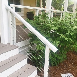 Dây thép không gỉ Dây lan can Bạc lan can Kit cho ban công cầu thang biệt thự chống gỉ dễ dàng cài đặt tự làm - Product Image 3