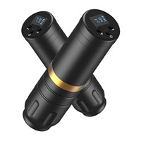 Nouveau kit de tatouage sans fil DQFART transfrontalier, comprenant un stylo et une machine à tatouer avec écran LED, batterie 1500 mAh, charge Type-C