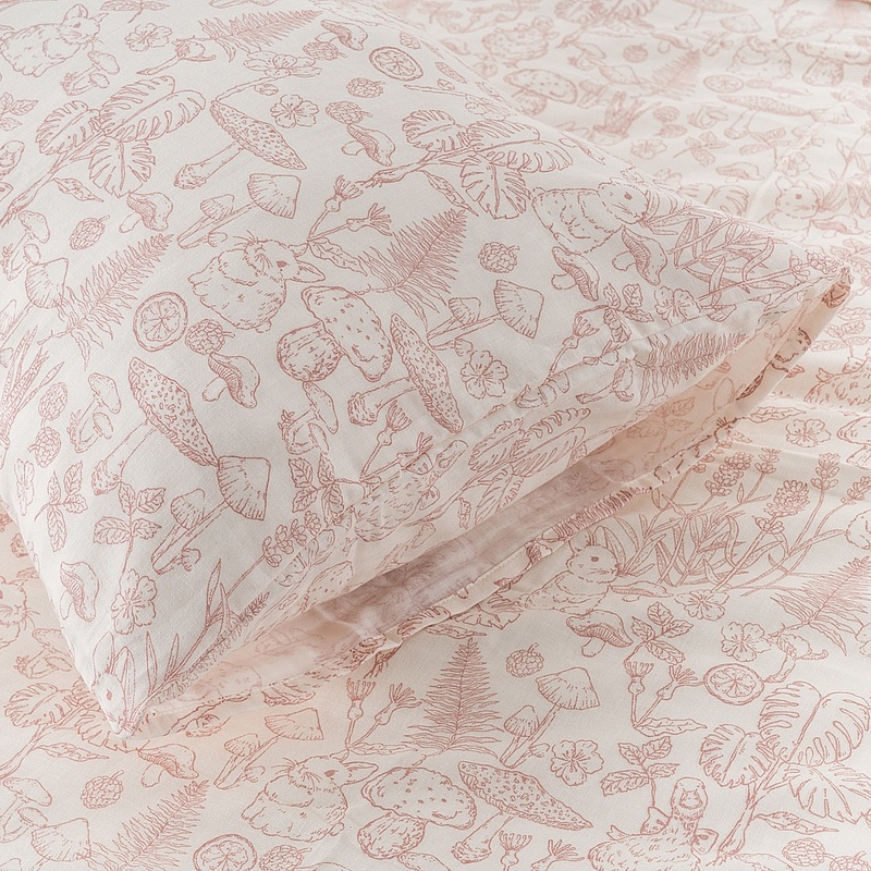 Low MOQ Customized Printed Flower Duvet