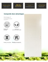 Porte simple en bois massif composite, fabriquée sur mesure par le fabricant, porte simple à ouverture plate peinte, porte stable et durable
