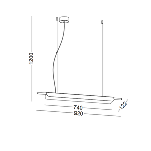 Lampade a Sospensione LED Moderne di Lusso 9W Bianche di Medie Dimensioni, Lampada Pendente Salva-Vista per Camera da Letto, Uso Interno con Garanzia di 5 Anni - Product Image 6