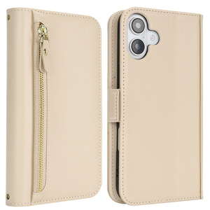 Женский модный кожаный чехол-книжка для iPhone 17 Pro Max 16Pro 15 14 Plus 13 12 11 с подставкой на молнии - Product Image 6