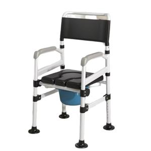 OEM ODMベッドサイド可動折りたたみ頑丈耐久性フレームコンモード高齢者家庭病院ケア - Product Image 1