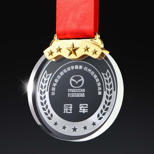 Medaglie in Cristallo Personalizzate con Incisione Laser 3D, Produzione Cinese all'Ingrosso, Economiche, per Souvenir Sportivi - Product Image 5