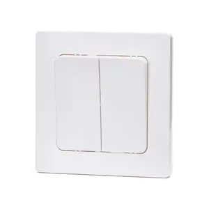 Interruttore a 2 vie e 2 chiavi, colore bianco, per controllare l'illuminazione di più punti e migliorare la comodità nell'ambiente. - Product Image 1