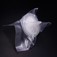 Filtre de ventilation stérile Gamma 50 mm en PTFE hydrophobe 0,22 µm avec raccord pour tuyau