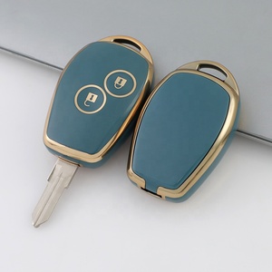 Vente en gros d'usine, étui de protection pour clé de voiture en TPU pour CLIO <span class=keywords><strong>3</strong></span> Kangoo MASTER <span class=keywords><strong>Modus</strong></span> TWINGO Twingo, porte-clés doré - Product Image 6