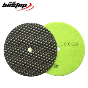 Elmas kuru parlatma pedleri için granit mermer taş beton özelleştirilebilir boyutları 4 inç - Product Image 4