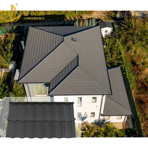 Manufacturer OEM Building Materials Aluminum Zinc Roofing Sheets <strong>Cheap</strong> Price Stone Coated Metal Roof Tiles - Product Image 3