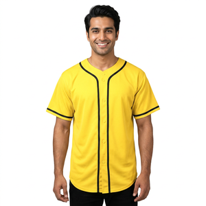 Nouveau Maillot de Baseball Homme 2026 Entièrement Boutonné – Vêtement de Sport Respirant et Grandes Tailles Disponibles pour la Vente en Ligne - Product Image 1