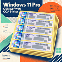 Windows 11 Professional COA Ürün Anahtarı Etiketi OEM PC Lisansı ABD Menşeli Global Çevrimiçi Aktivasyon Stokta Mevcut