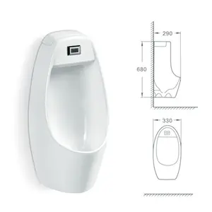 Economical Piss WC Urine Basin WC Pissing Toilet Urinal Sensor Ceramic Men
