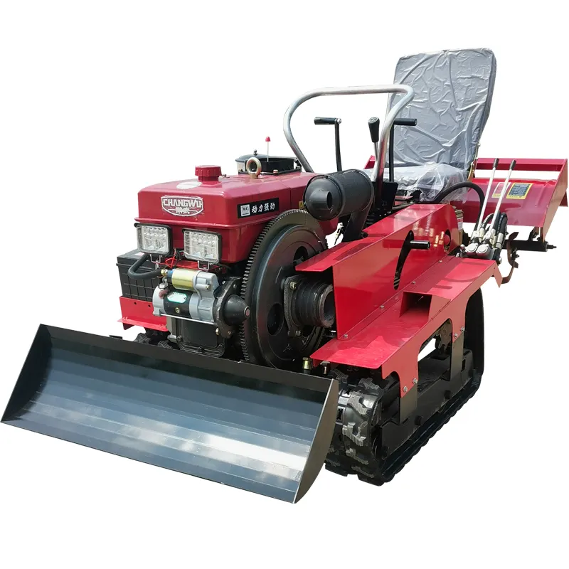 Nhỏ Máy kéo tu sử dụng nhà máy kéo cho nông nghiệp sử dụng máy móc nông nghiệp Mini Crawler máy kéo backhoe loader