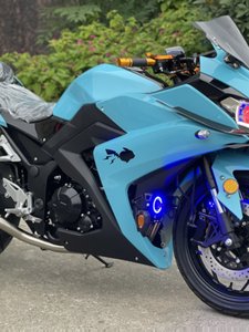 Moto sportive compacte EU R3 Ares, locomotive lourde, bicylindre, essence, 400cc HL200-4H, 150 km/h - Product Image 3