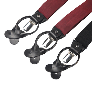 สายเอี๊ยมหนังแท้ผ้าไหมขายส่งสำหรับผู้ชาย - Product Image 6