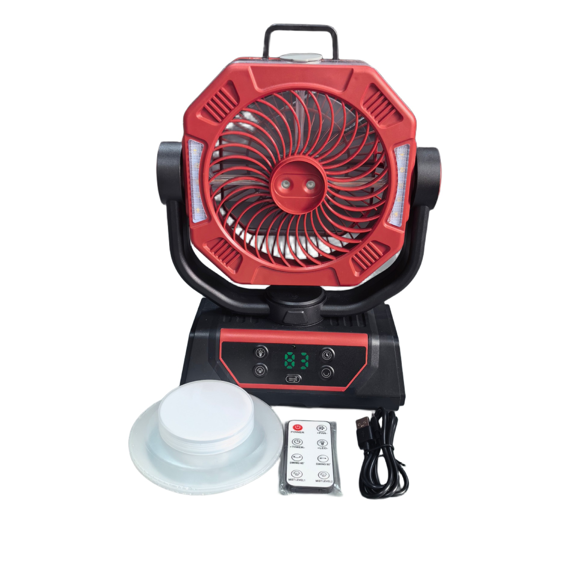 Tanque de agua plegable rojo burdeos de 2 orificios