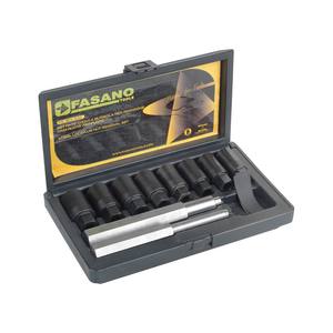 Fasano <b>Wheel</b> <b>Lock</b> Lug <b>Nut</b> <b>Removal</b> Set 10 Pc Socket Kit For Tire Repair <b>Tools</b> - Product Image 1