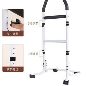 Support d'aide à la levée pour personnes âgées en alliage d'aluminium antidérapant confortable pour la maison, aide à la position debout au chevet, capacité de 200 kg - Product Image 2