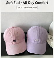 Gorra de Béisbol Casual de 6 Paneles para Mujer, Personalizable con Bordado de Letras, de Algodón/Poliéster, Deportiva, Transpirable e Impermeable, Gorra de Golf, Gorra Tipo Dad Hat