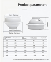 Usine bon prix aluminium Jet buse d'air diffuseur boule tête d'aération réglable Spot Jet diffuseur