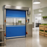 Puerta Enrollable Automática de PVC de Alta Velocidad para Almacenes Industriales, Logística y Entrada de Talleres