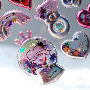 Children 3d Custom Pop up Decorative Shake <strong>Stickers</strong> <strong>Puffy</strong> <strong>Stickers</strong> 3d Foam Custom Decoration <strong>Stickers</strong> - Product Image 2