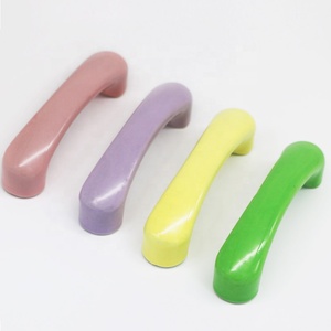 Modern Simple Environmental Kids Bedroom Ceramic Drawer Knob Cabinet Handles Cupboard Dresser Wardrobe Door Furniture Handle