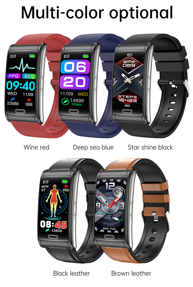 Health smart watch digital blood pressure display smart watch band heart rate monitor watch