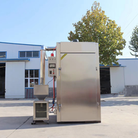Machine à fumer professionnelle pour viande, poisson et poulet, four à fumer en acier inoxydable SUS304 pour viandes et poissons fumés