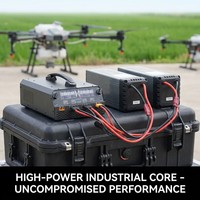 EV-Peak U4-HP 2400W Pengisi Daya dan Pengosong Daya Dua Kanal 25A Per Kanal 6-14S CAN Bus untuk Drone UAV Pertanian