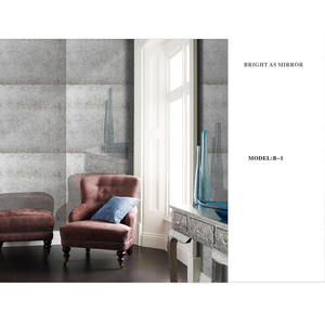 6mm vieux carreaux <span class=keywords><strong>de</strong></span> verre miroir antique vintage pour la décoration intérieure moderne - Product Image 4