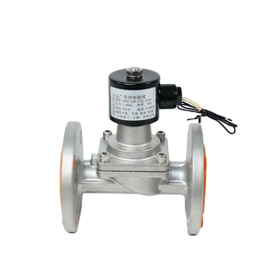 Válvula Solenoide de Brida de Acero Inoxidable, DN25, DC24V, Alta Temperatura, 304, Solenoide de Brida - Product Image 1